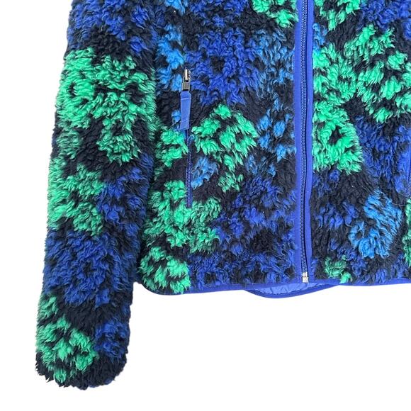 Patagonia Retro-X Hooded Cardigan Jacket, 1/2” Pile Fleece, Size S, Green Blue - Picture 10 of 14